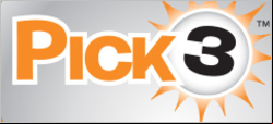 Florida Pick 3 Midday Frequency Chart for the Latest 100 Draws
